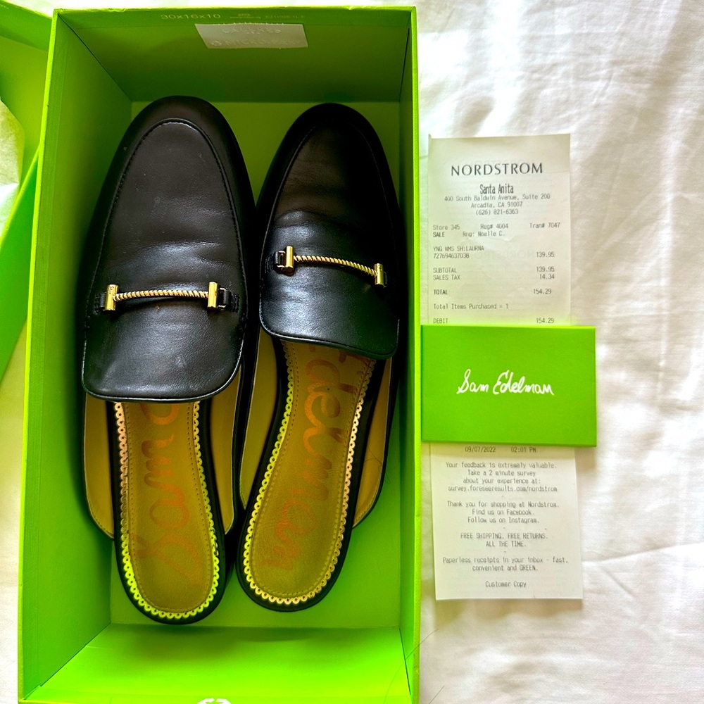 Sam Edelman Laurna, Black Leather